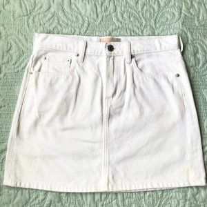 Everlane Denim Skirt in Bone Size 29